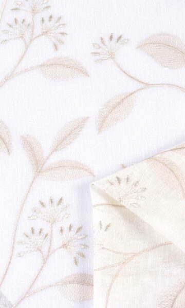 'Iris Tip' Embroidery Fabric Swatch