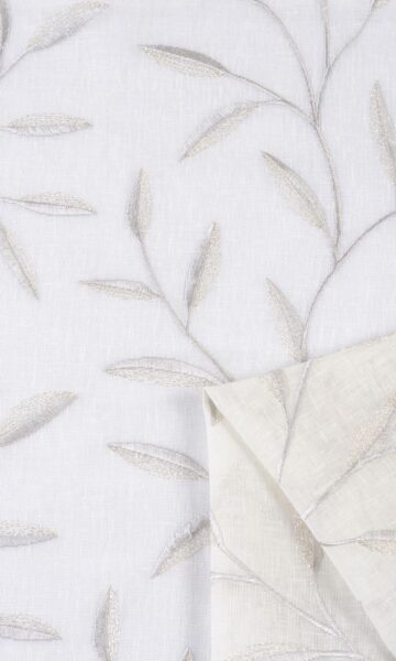 Embroidery Sheer Fabric Swatch
