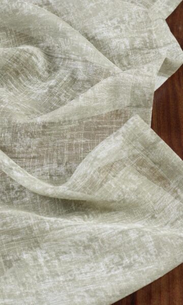 'Tapestry' Fabric Swatch (Grey-Green)