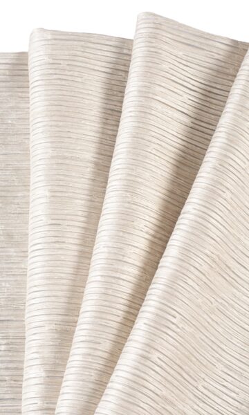 'Southern Breeze' Striped Sheer Custom Blinds (Pale Beige/ Ivory) - Image 3