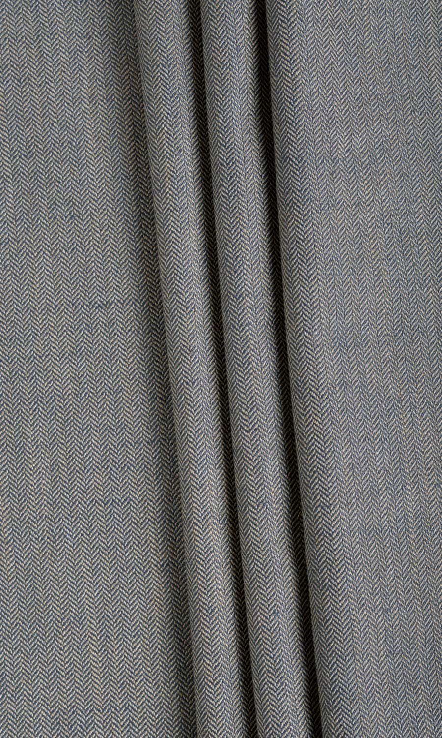 'Coquina' Fabric Swatch (Navy Blue/ Brown/ Grey) - Image 5
