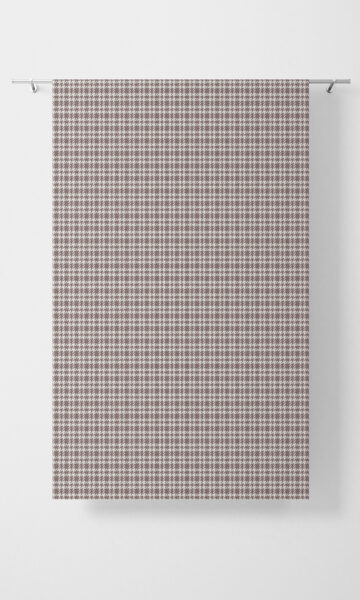 'Arctic Shadow' Check Patterned Bespoke Curtains (Plum Purple) - Image 4