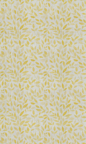 'Tuscan Sunshine' Botanical Print Custom Curtains (White/ Yellow) - Image 4