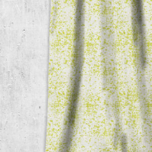 'Tiamat' Abstract Print Custom Curtains (Pear Green)