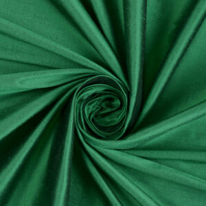 'Sise' Shantung Silk Custom Curtains (Emerald Green)