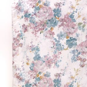 'Florida Pink' Floral Window Drapery (Pink/ Lilac/ Blue/ White)