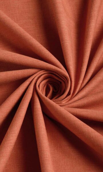 'Scarlet' Fabric by the Yard (Orange-Red) - Image 2