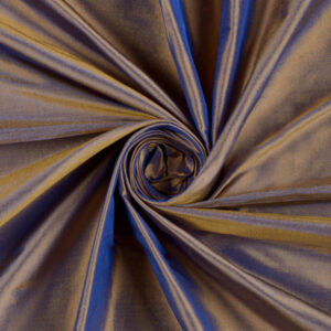 'Asteca' Shantung Silk Custom Size Drapes (Purple/ Gold)