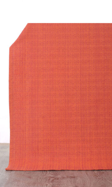 'Yamini Samarkhand' Fabric Swatch (Orange Red)