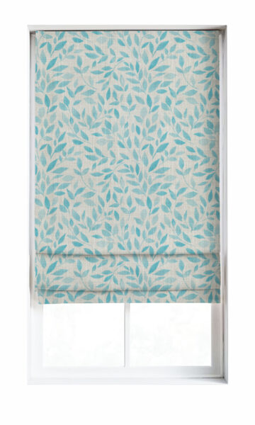 'Tasmania' Fabric Swatch (Eggshell White/ Blue) - Image 2