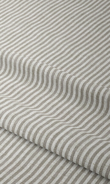 'Dreamy Night' Modern Striped Made-to-Order Drapes (Warm Grey) - Image 3