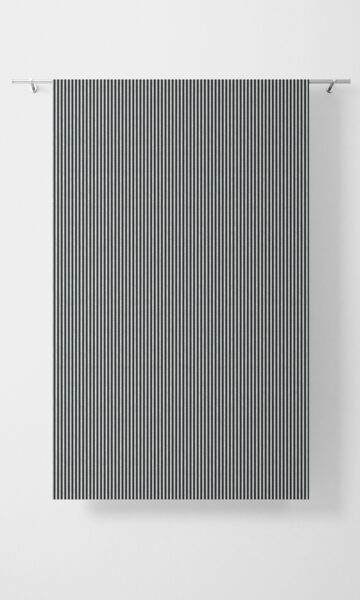 'Blue Sable' Modern Striped Custom Drapes (Midnight Blue) - Image 3