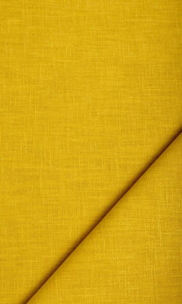 'Golden Ray' Poly-Cotton Blend Custom Size Curtains (Yellow) - Image 2