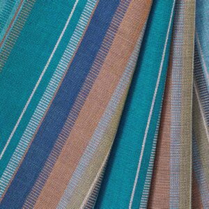 'Lake Blue' Cotton Custom Size Curtain Panels (Blue)