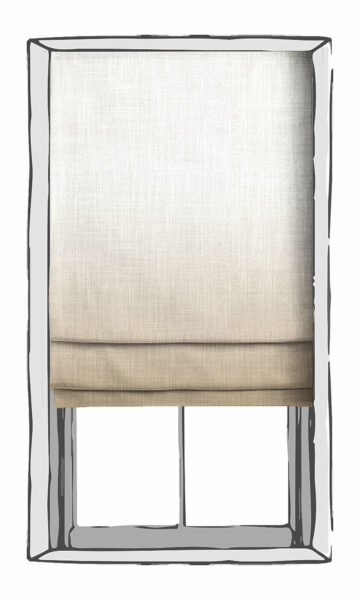 'Sudan Sand' 2-Tone Ombre Made-to-Measure Curtains (Beige) - Image 2