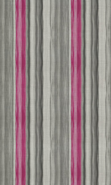 'Prima Donna' Watercolor Effect Striped Custom Drapes (Grey/ Pink) - Image 4