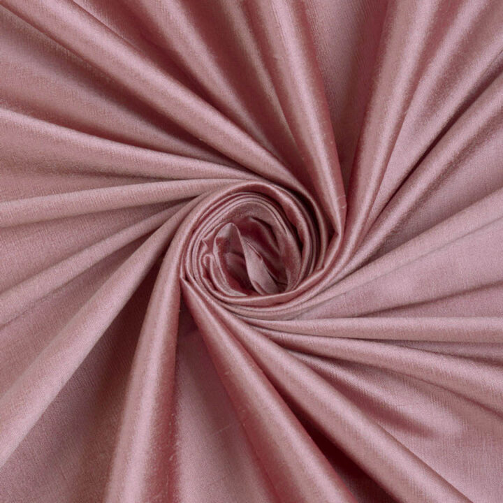 ‘Kanon’ Shantung Silk Made-to-Measure Curtains (Pink)