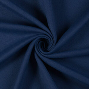 'Avon Denim' Plain Cotton Made-to-Order Curtains (Navy Blue)