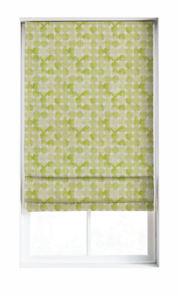 'Burlington Townhouse' Printed Window Curtains (White/ Green) - Image 2