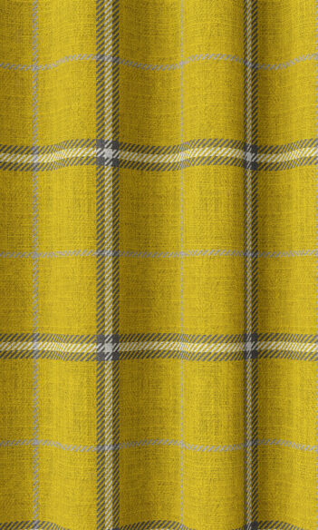 'Bright Fire' Fabric Swatch (Yellow)