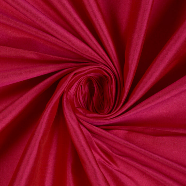 ‘Fuchsiya’ Shantung Silk Made-to-Measure Curtains (Ruby Pink)
