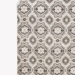 'Navajo Sand' Aztec Print Custom Drapes (Deep Beige/ Charcoal)