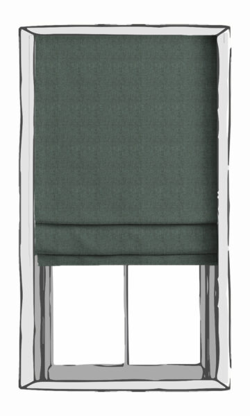 'Kilkenny' Herringbone Textured Made-to-Order Drapery (Blue) - Image 2