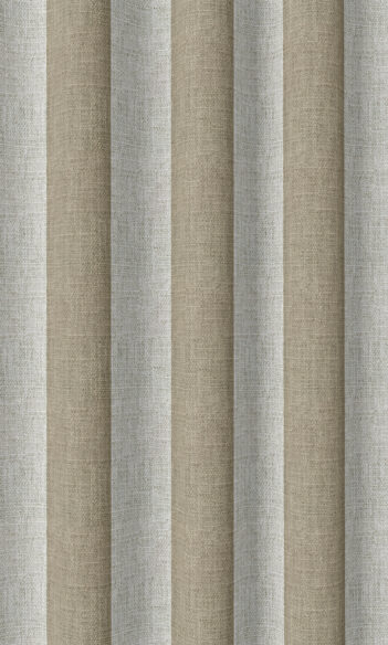 'Borneo River' Fabric by the Yard (Brown/ White)