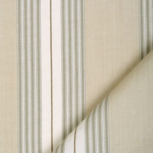 'Courtyard Tan' Cotton Made-to-Measure Curtains (Beige/ White)