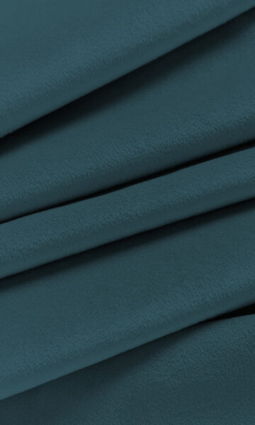 'Bora Shore' Velvet Made-to-Measure Curtain Panels (Steel Blue)