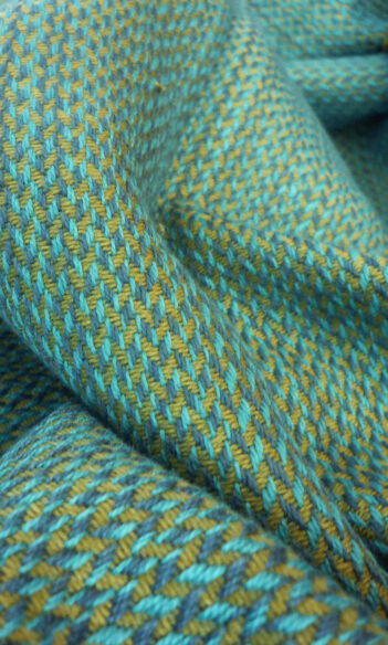 'Blue Bird' Cotton Made-to-Order Drapes (Green/ Blue/ Yellow)