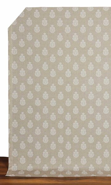 'Alfaaz' Fabric Swatch (Beige/ Grey) - Image 2