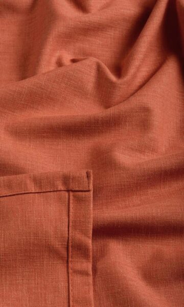 'Scarlet' Fabric by the Yard (Orange-Red) - Image 5