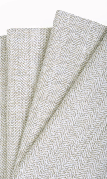 'Yamini Madagascar' Fabric Swatch (Cream) - Image 2