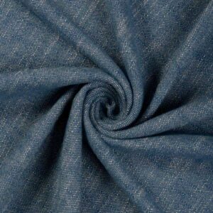 'Bermuda' Plain Cotton Made-to-Measure Curtains (Navy Blue)