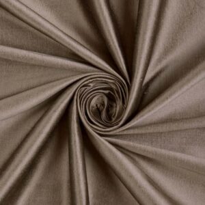 'Ametist' Shantung Silk Window Curtain Panels (Mocha Brown)