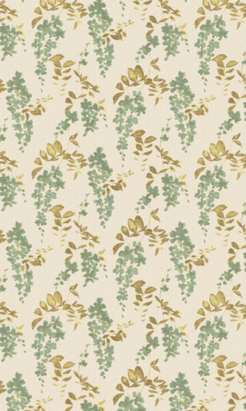 'Malindi' Fabric Swatch (Green/ Grey) - Image 3