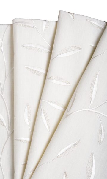 'Virgin Lace' Fabric by the Yard (White/ Cream) - Image 7