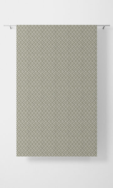 'Spring Acacia' Fabric Swatch (Green/ White) - Image 3