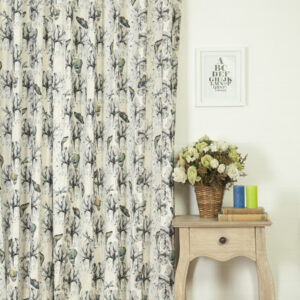 'Dragonfly Yellow' Butterfly Print Cotton Window Drapes (Yellow)