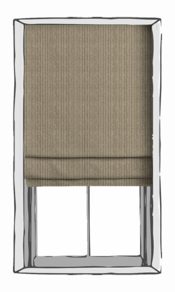 'Coconut Husk' Fabric Swatch (Brown & Beige) - Image 2