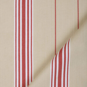 'Villa Brown' Cotton Made-to-Order Curtains (Brown/ Beige/ Red)