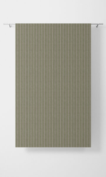 'Ivy' Modern Striped Print Custom Drapes (Olive Green) - Image 3