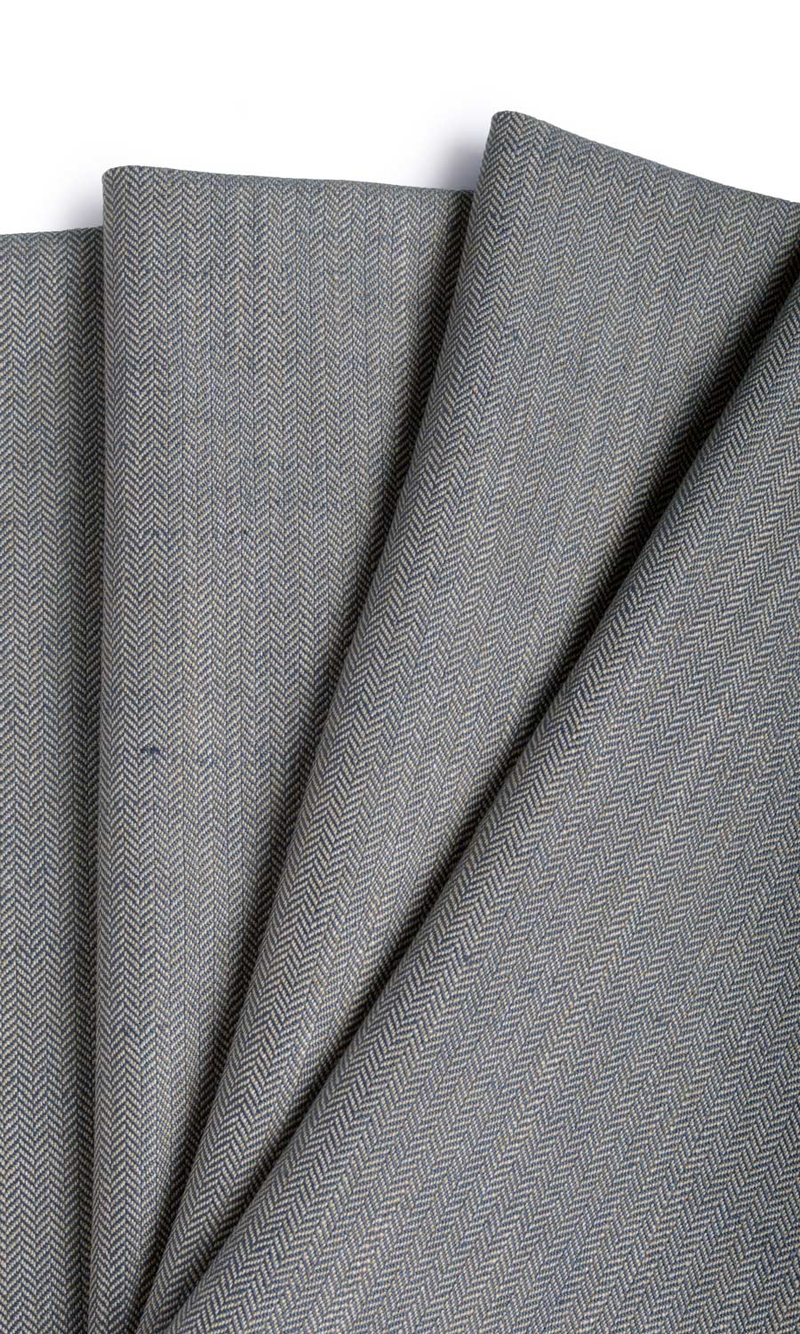 'Coquina' Fabric Swatch (Navy Blue/ Brown/ Grey) - Image 2