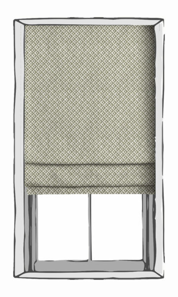 'Spring Acacia' Fabric Swatch (Green/ White) - Image 4