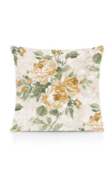 'Royan' Dimout Floral Window Drapes (Yellow/ Ivory/ Green) - Image 4