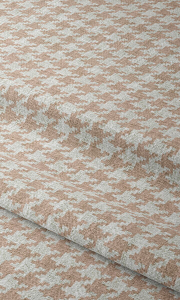 'Allium' Fabric Swatch (Blush Pink/ White) - Image 2