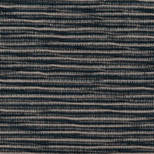 'Twisted' Cotton Made-to-Measure Curtain Panels (Black/ Beige)