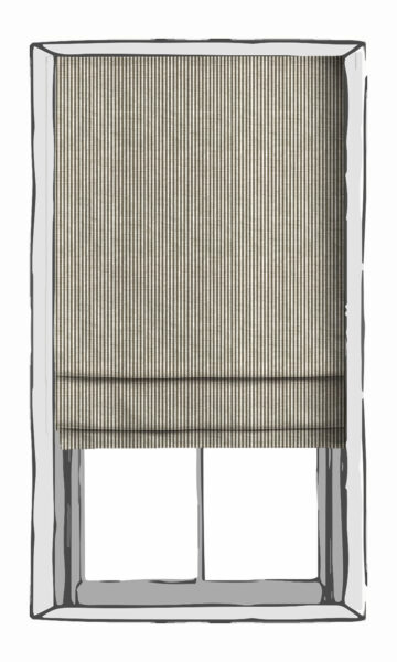 'Burrwood' Striped Print Custom Size Curtains (Brown/ White) - Image 4