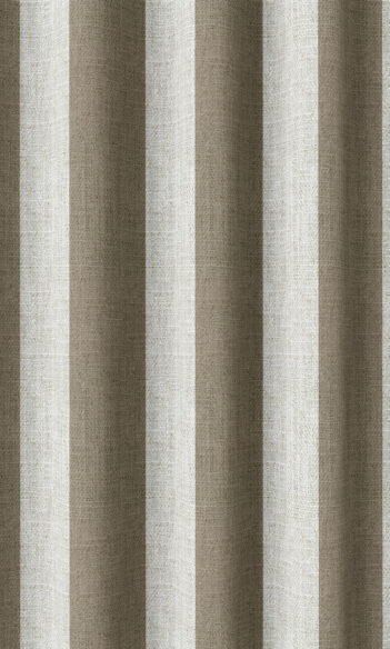 'Smokey Glass' Fabric by the Yard (Cedar Brown/ White)
